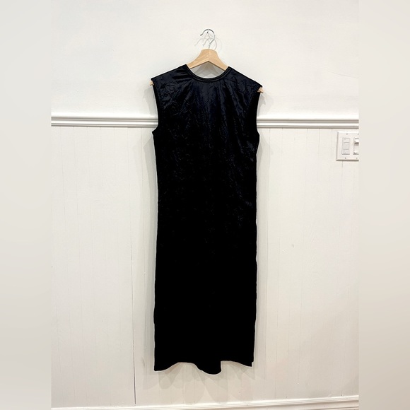 Acne Studios Black Textured Satin Dress - Picture 2 of 4